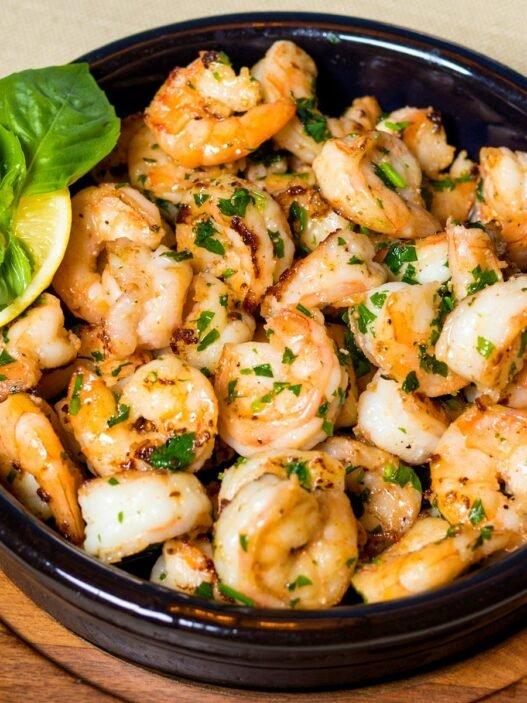 keto diet recipes shrimp cooked food on black ceramic bowl